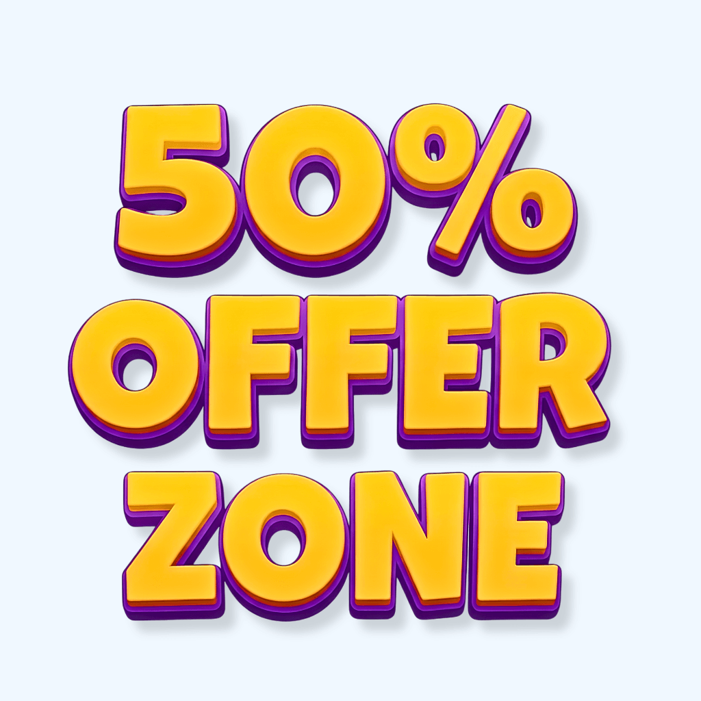 50% offer zone discount category icon
