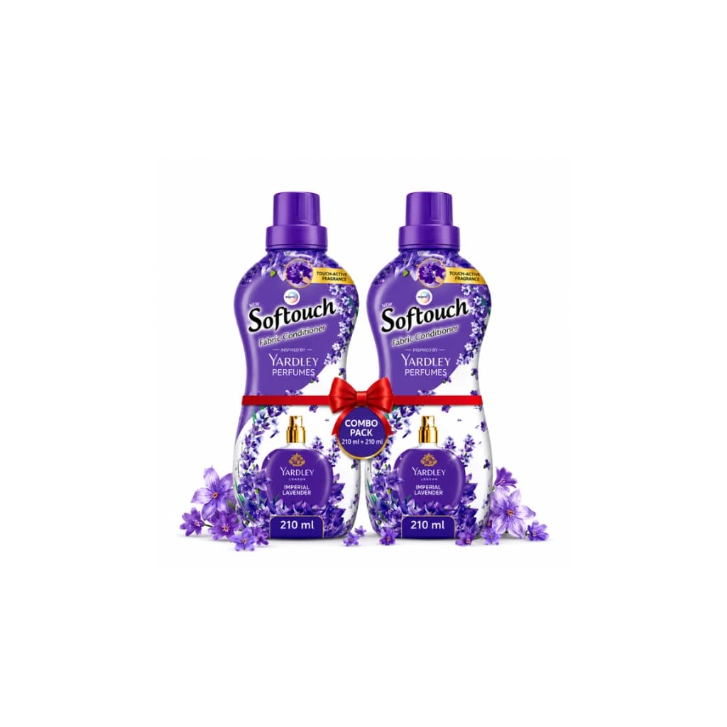 SOFTOUCH YARDLEY IMPERIAL LAVENDER FABRIC CONDITIONER PACK OF 2