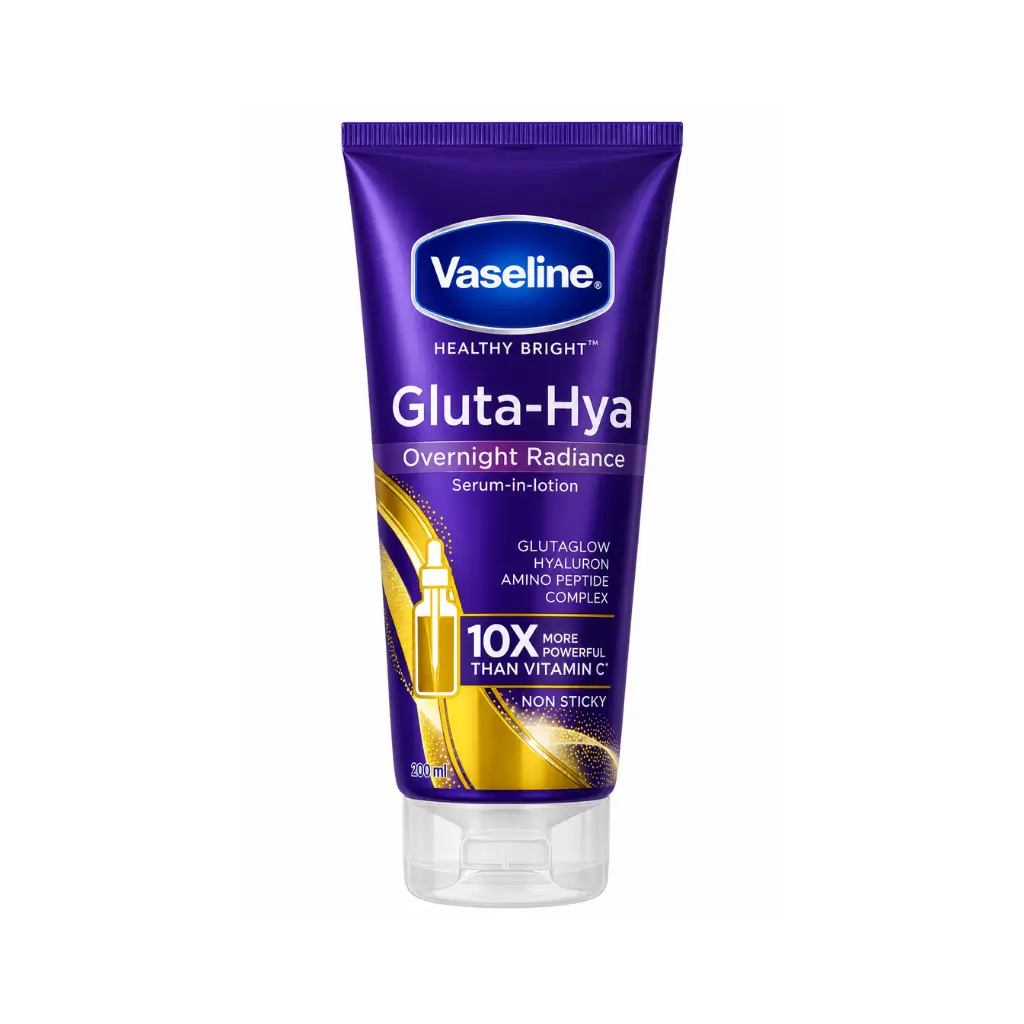 VASELINE GLUTA HYA OVERNIGHT RADIANCE 200 ML