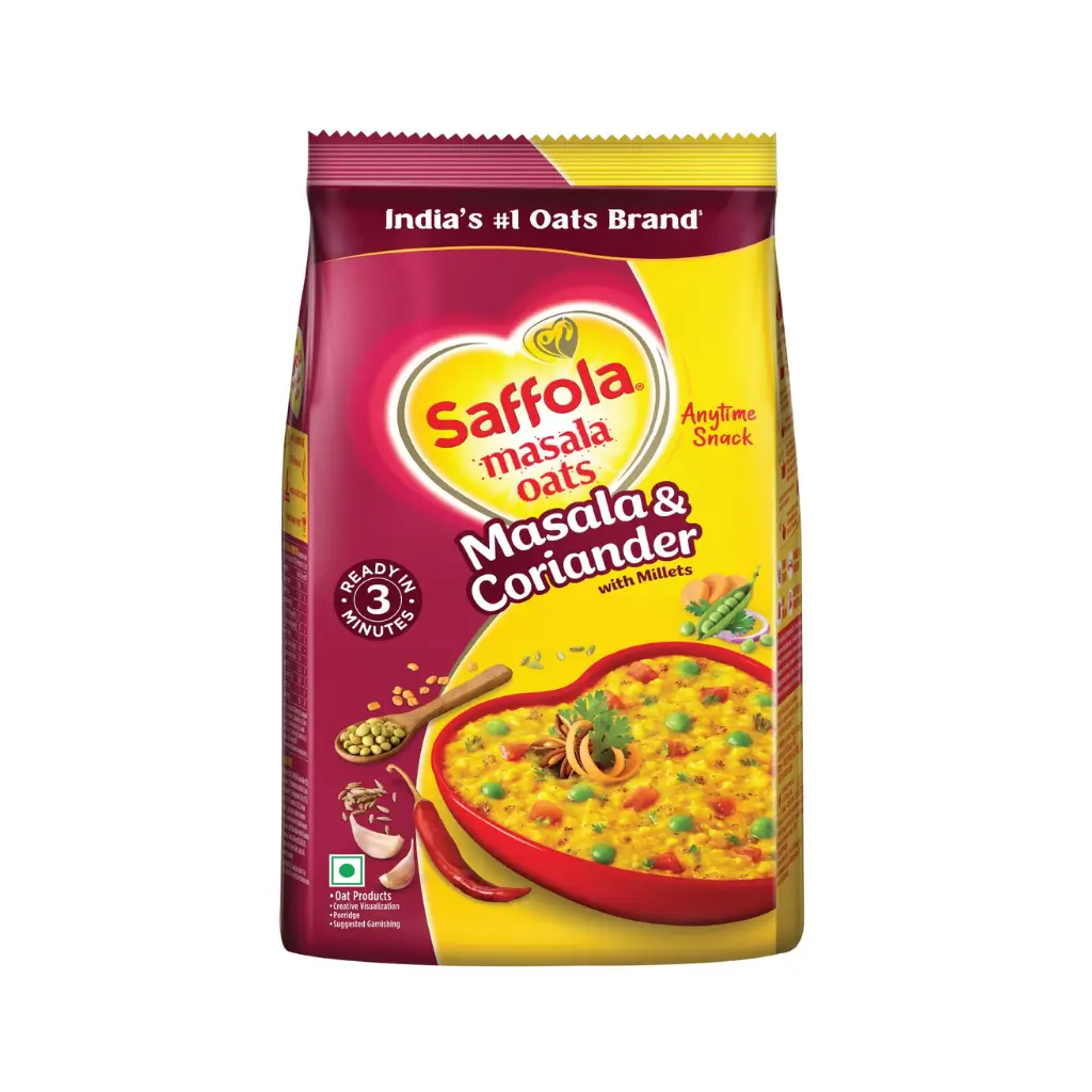 SAFFOLA MASALA OATS MASALA & CORIANDER WITH MILLETS 500 GM