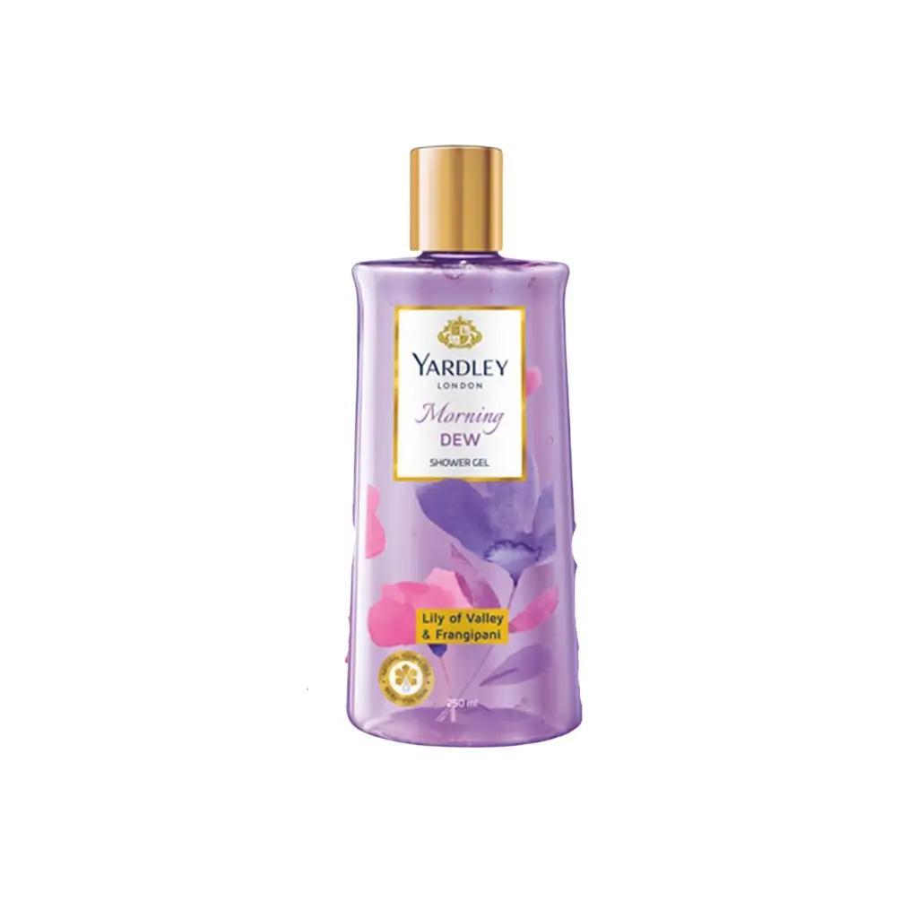 YARDLEY MORNING DEW SHOWER GEL LILY OF VALLEY & FRANGIPANI 250 ML
