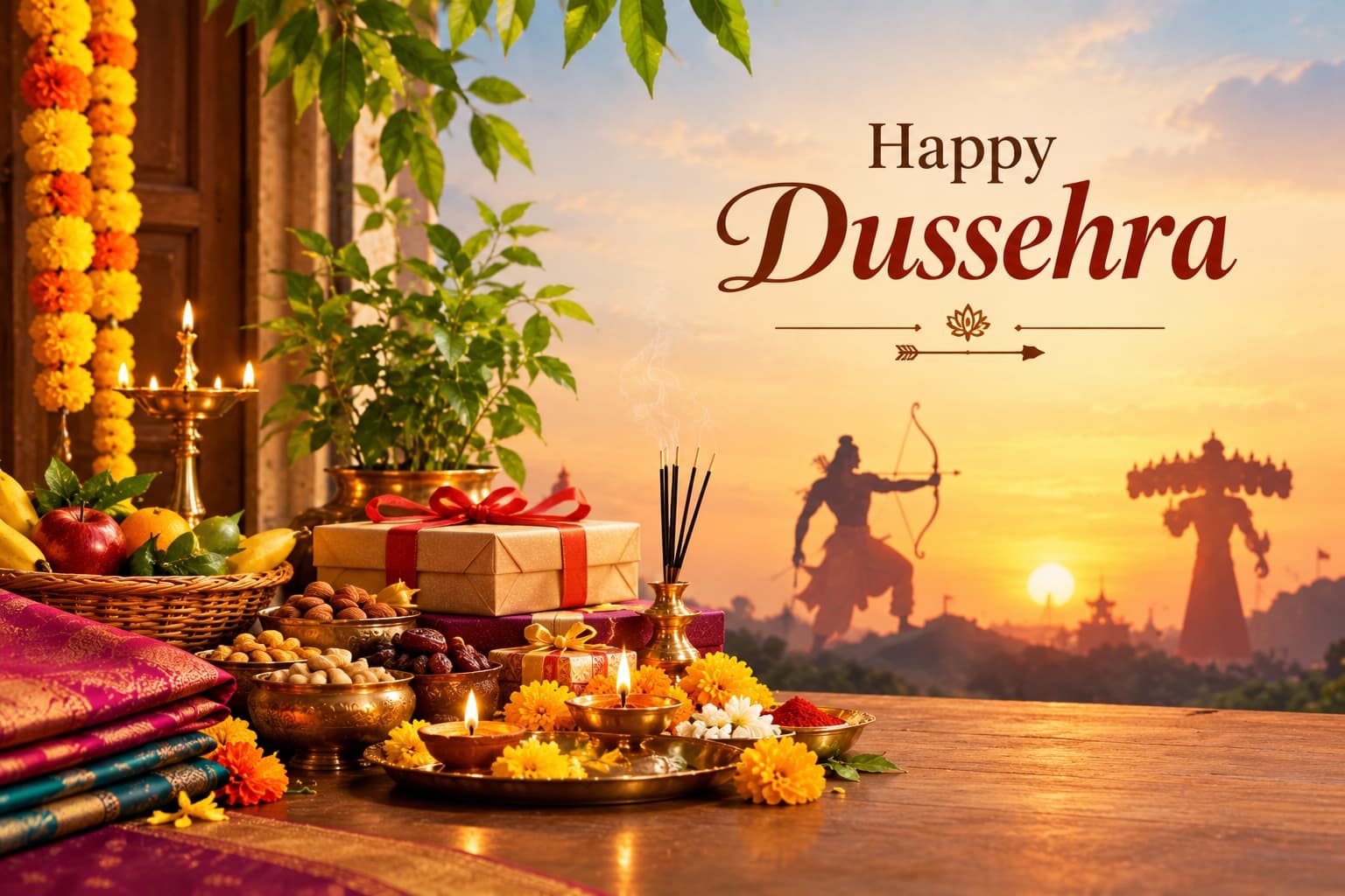 Light Up Your Festival of Goodness: Happy Dussehra from Takora Mart!