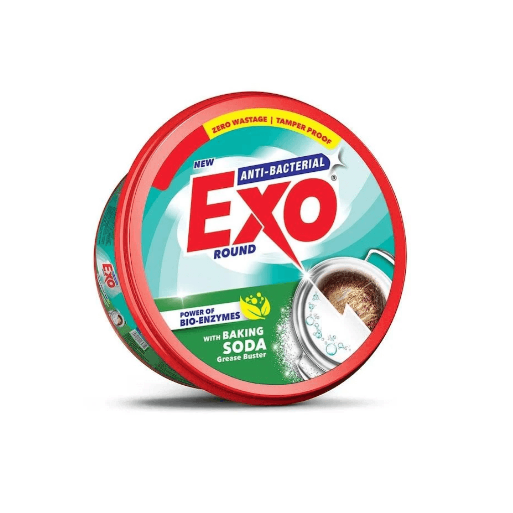 EXO ANTI BACTERIAL ROUND DISH WASH BAR 250 GM