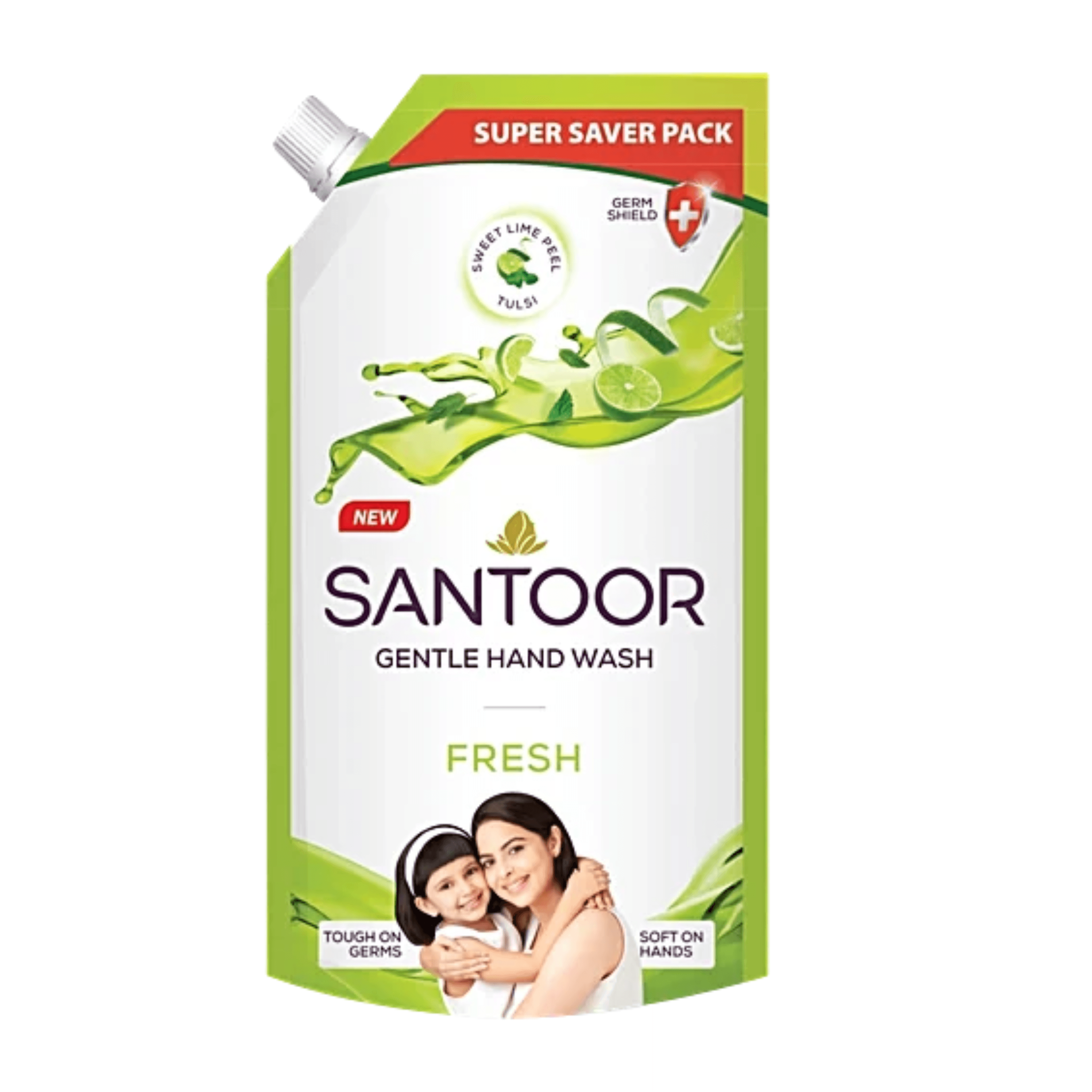 SANTOOR GENTLE HAND WASH FRESH 650 ML