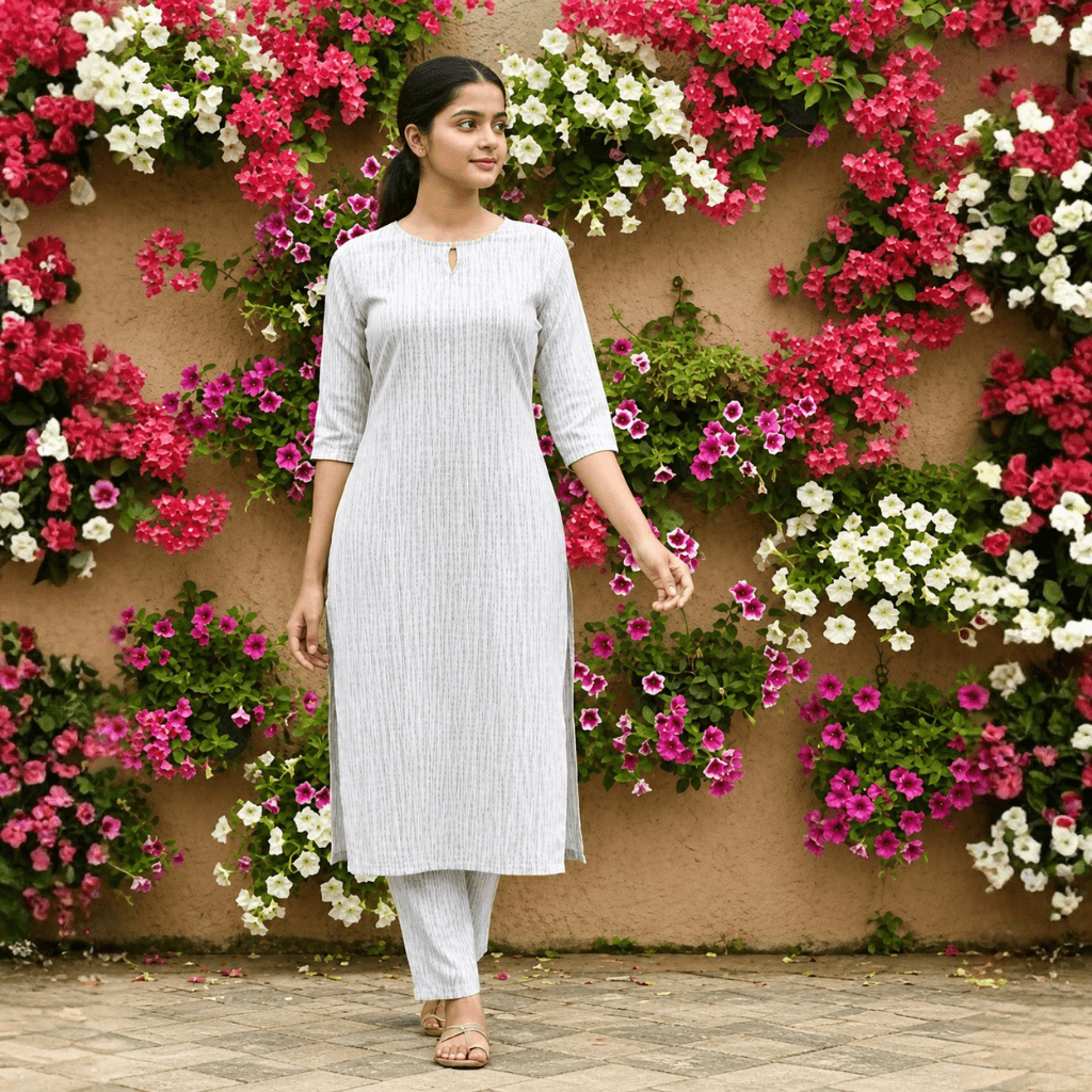 PETAL GRACE KURTI(WITH LINING CODE SET)