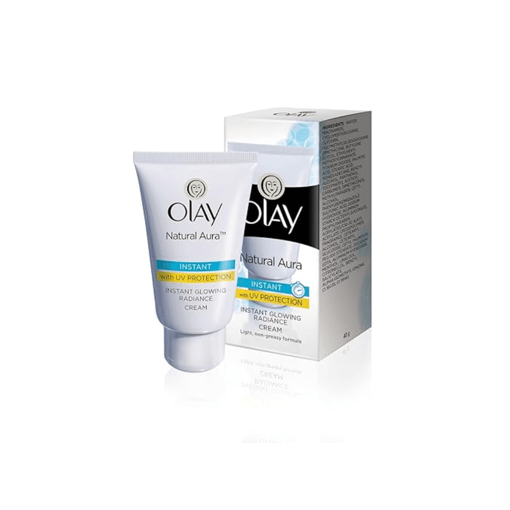 Olay Cream Natural Aura Vitamin B3, Pro B5, E With Uv Protection,40 Gm