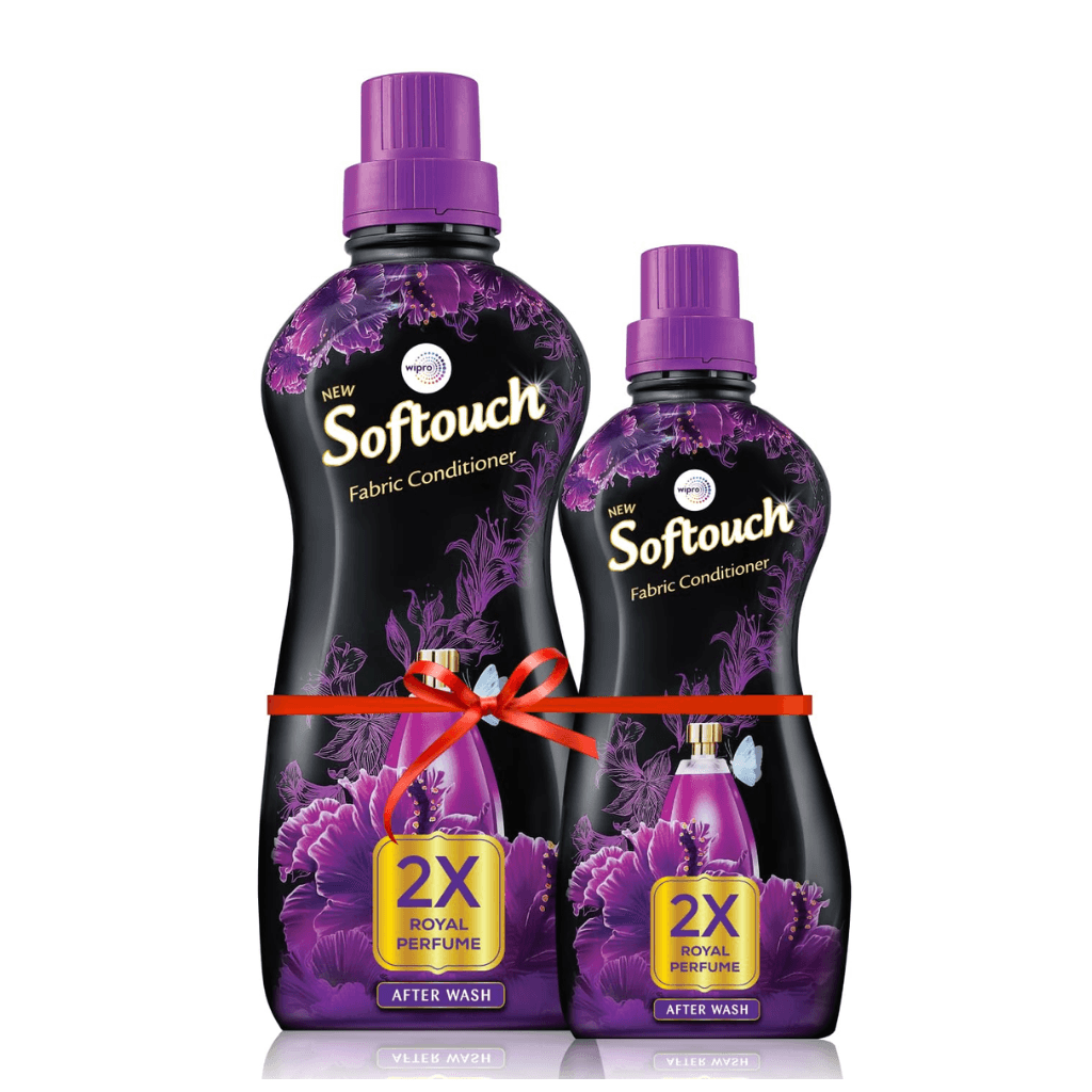 SOFTOUCH 2X ROYAL PERFUME FABRIC CONDITIONER 800ML + 210ML