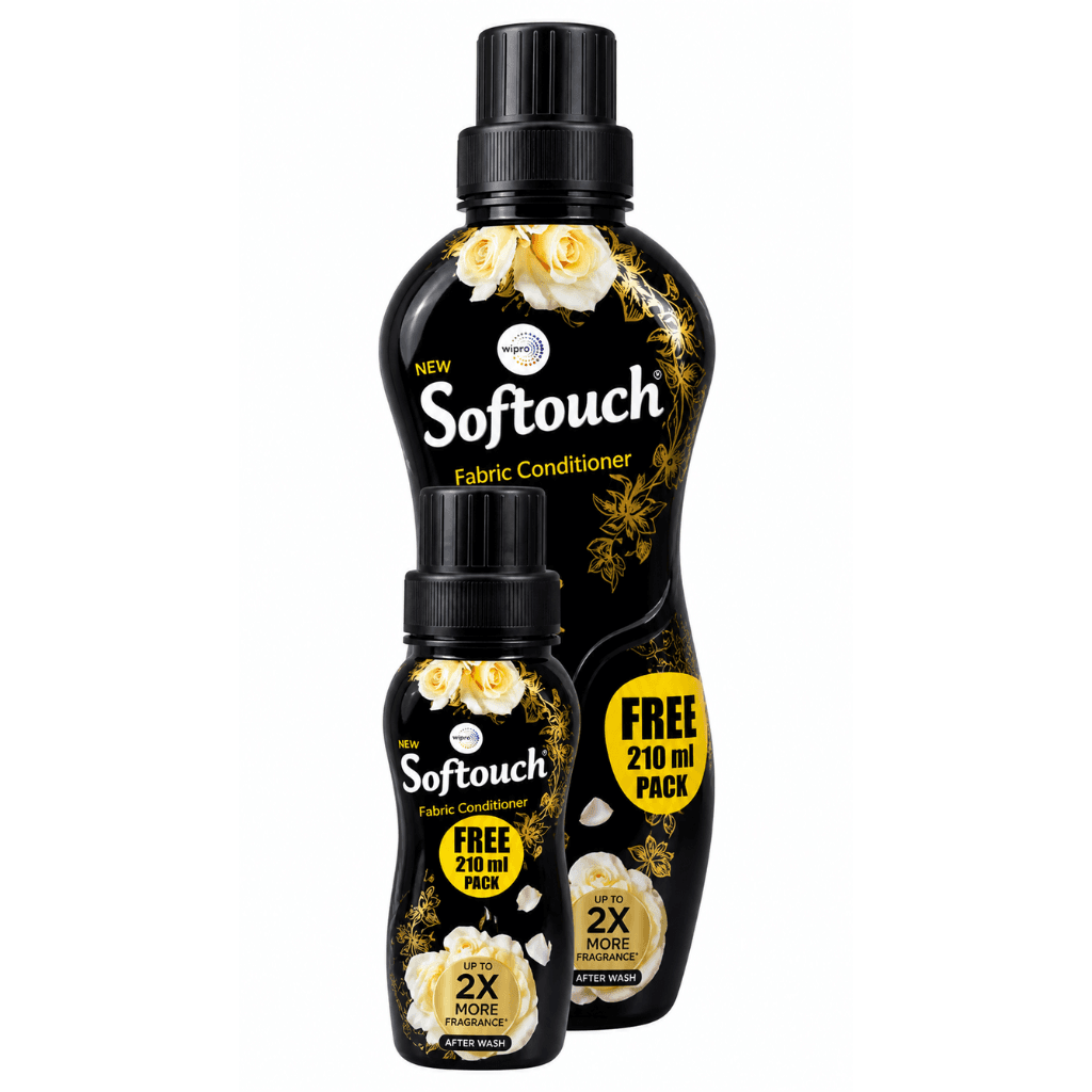 SOFTTOUCH 2X FRENCH PERFUME FABRIC CONDITIONER 800 ML+ 210 ML FREE OFFER