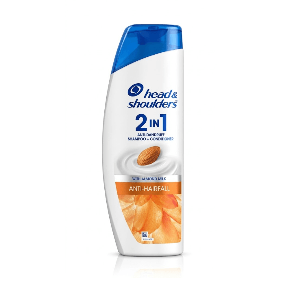 HEAD & SHOULDERS 2-in-1 Anti-Hairfall Anti-Dandruff Shampoo + Conditioner in One for Women & Men 340ml