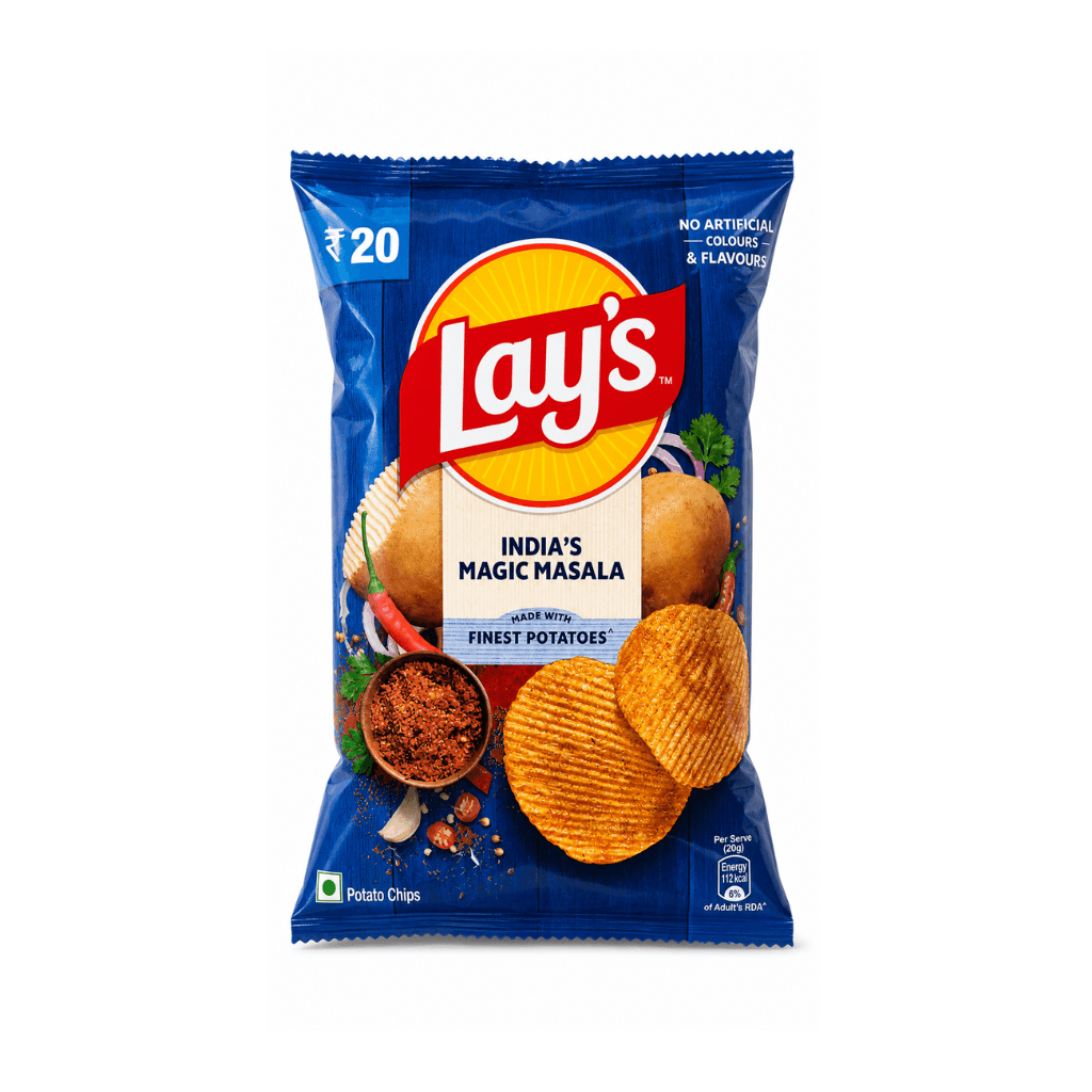 LAYS INDIAS MAGIC MASALA FINEST POTATOES 52.9 GM