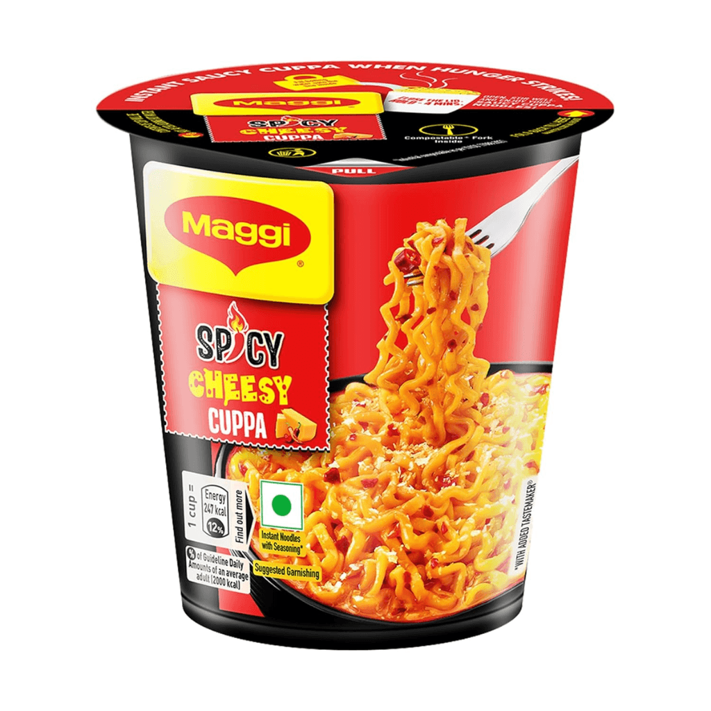 MAGGI Spicy Cheesy Instant Cuppa Noodles - 71.5gm