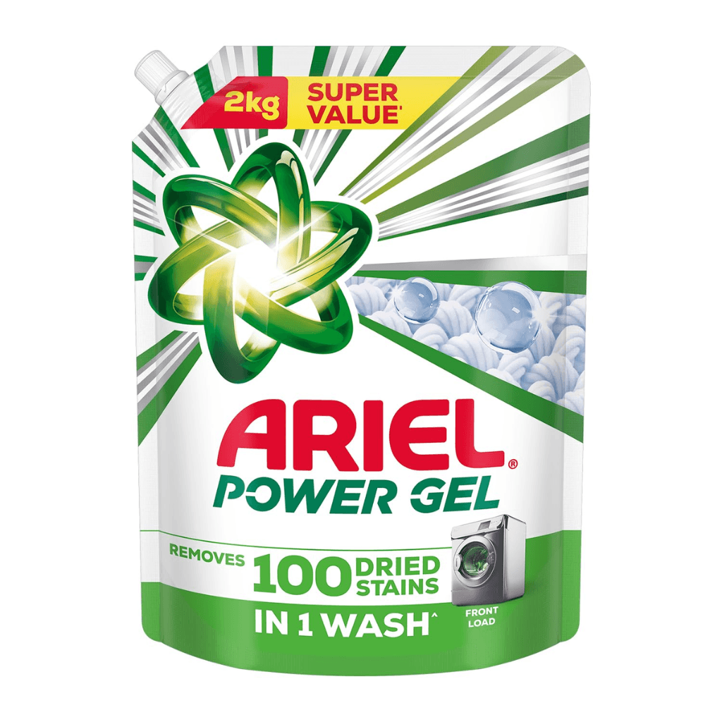ARIEL POWER GEL LIQUID DETERGENT FOR FRONT LOAD 2 KG