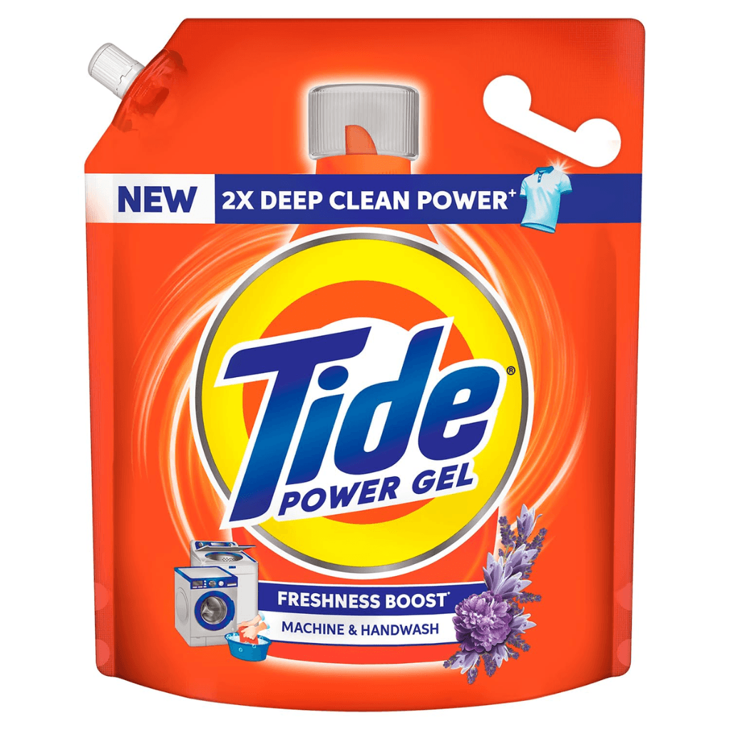 TIDE POWER GEL LIQUID DETERGENT FOR TOP LOAD & FRONT LOAD - 3.2KG 2X DEEP CLEAN POWER REMOVES STAINS & DIRT FRESHNESS BOOST FRESH FRAGRANCE