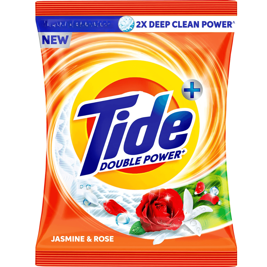 Tide Plus Jasmine & Rose Detergent washing powder value pack Detergent Powder (Jasmine & Rose) (3kg)