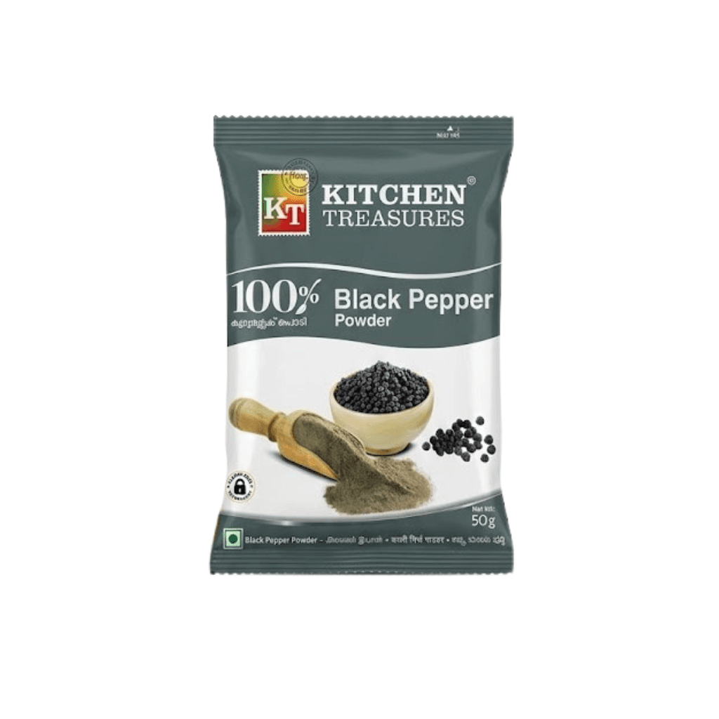 Kitchen Treasures Black Pepper Powder, 50g