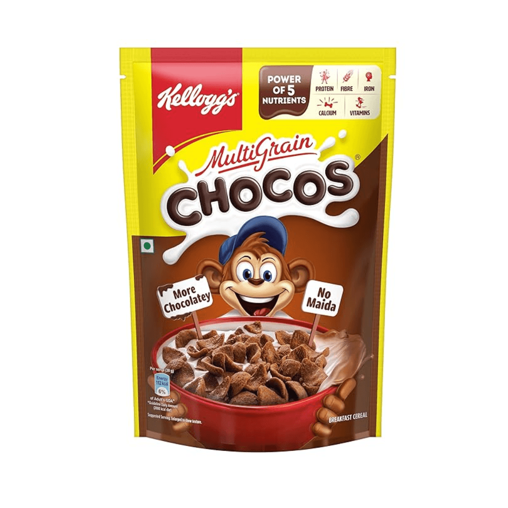 Kellogg's Multigrain Chocos Kids Breakfast Cereal 385 gm