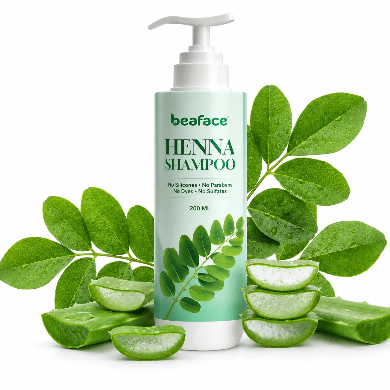 BEAFACE - HENNA HERBAL SHAMPOO 200ML