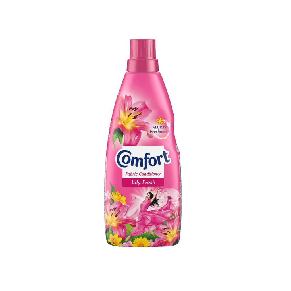 Comfort Lily Fresh Fabric Conditioner 860 ml Bottle|| After Wash Liquid Fabric Softener - For Softness|| Shine & Long Lasting Freshness