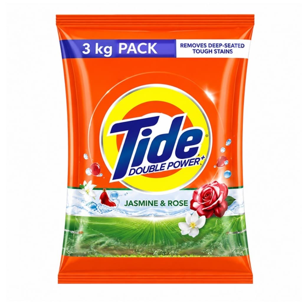 Tide Plus (Jasmine & Rose) Detergent Washing Powder (3kg)