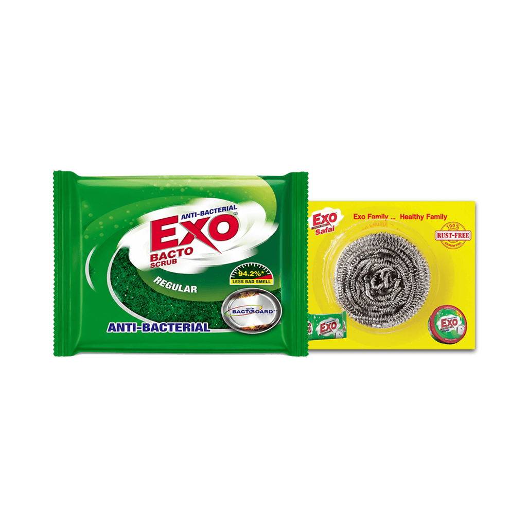 EXO SAFAI SCRUBBER COMBO 2 PCS