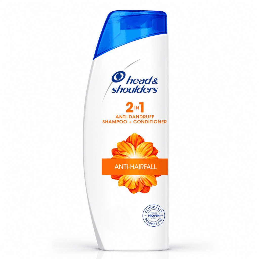 HEAD & SHOULDERS 2-IN-1 ANTI DANDRUFF SHAMPOO + CONDITIONER WITH ALMOND MILK 200 ML