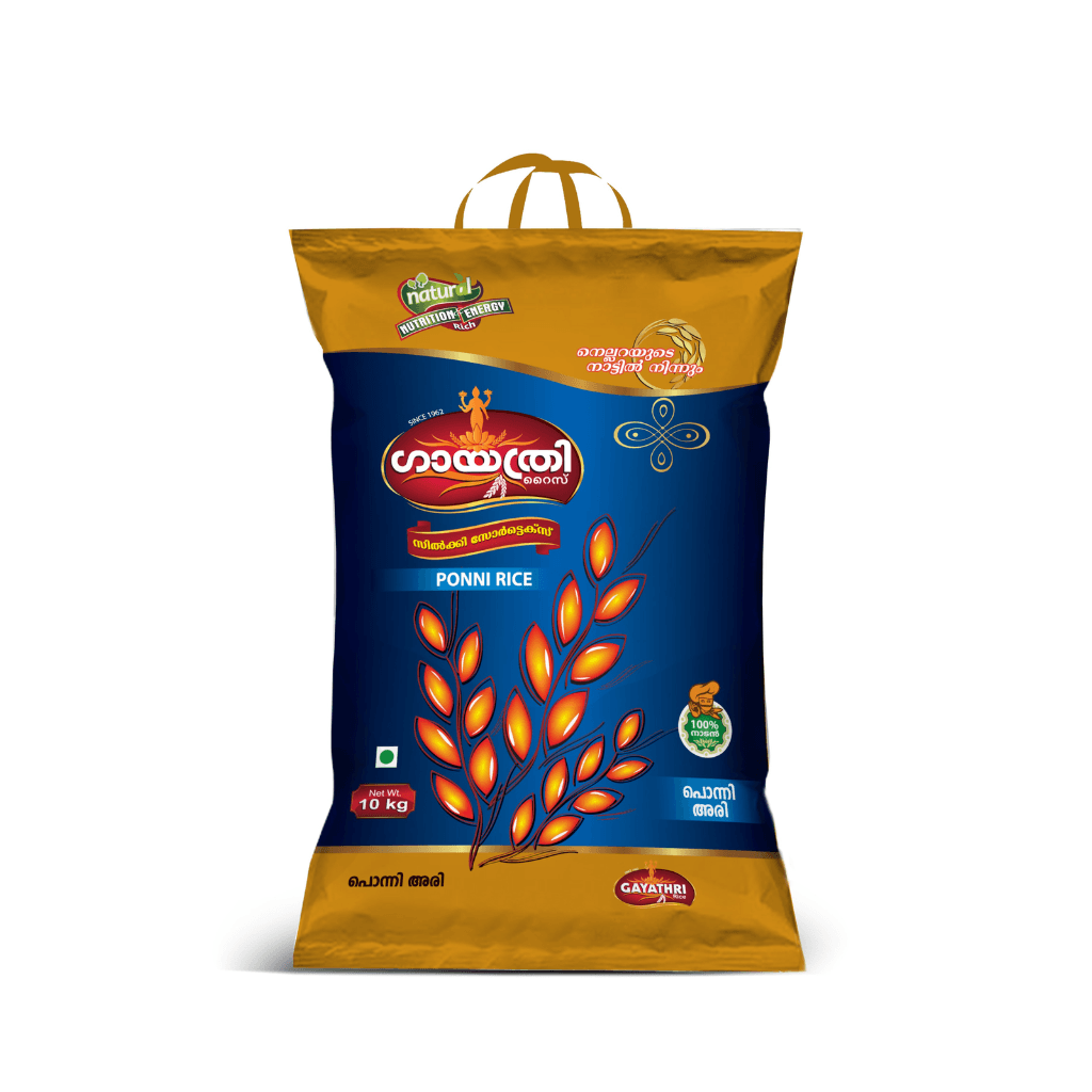 GAYATHRI PONNI RICE BAGS 10KG