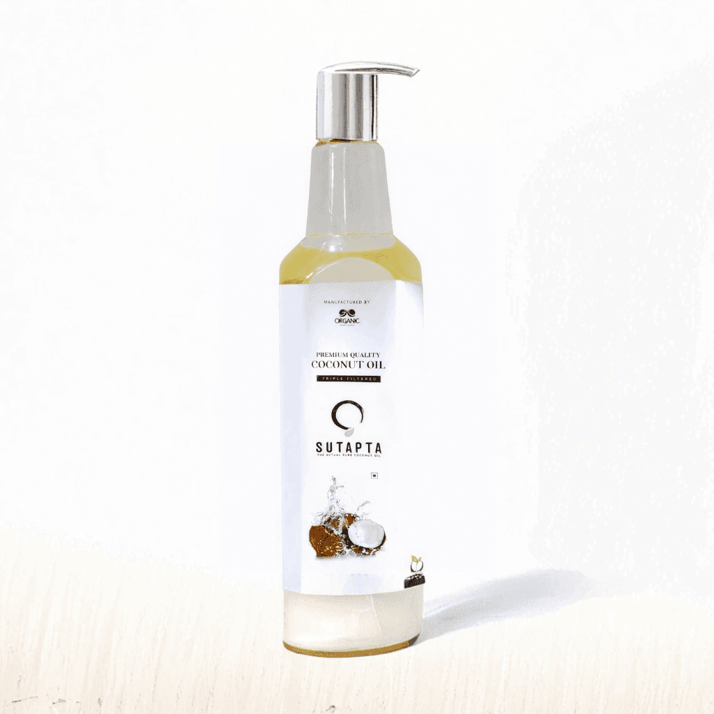 Prakruthi Sutapta Natural Organic Coconut Oil-Premium Edible Cooking Oil|Pure Hair, Body, Skin Moisturizer, And Massage Oil With The Goodness Of Nature For Men And Women