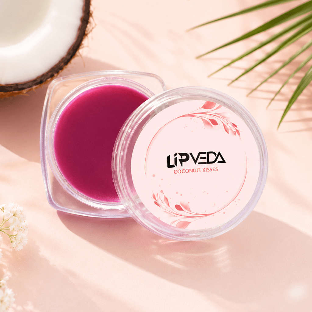 LipVeda Carrot Crush 100% Natural Lip Balm with A2 Ghee, Virgin Coconut Oil & Bee Wax - 3g | Vitamins A, E & K | Deep Moisturization | Heals & Tints Lips | Non-Sticky | For Dry & Cracked Lips