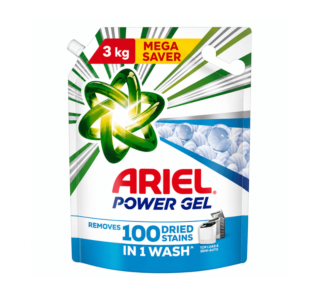 ARIEL GEL LIQUID DETERGENT FOR TOP LOAD & SEMI AUTO 3 KG