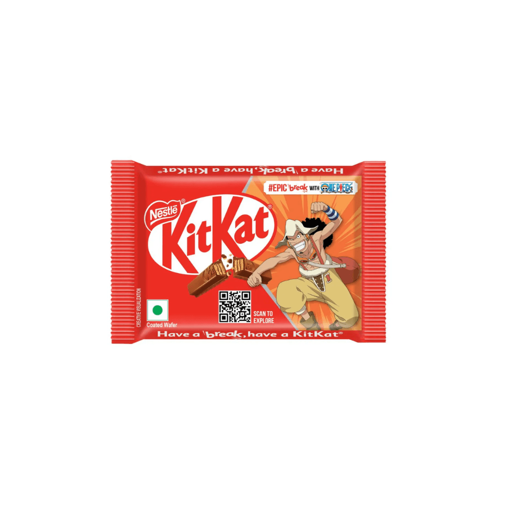 KITKAT NESTLE 4 FINGERS CHOCO COATED WAFER BAR 38.5GM