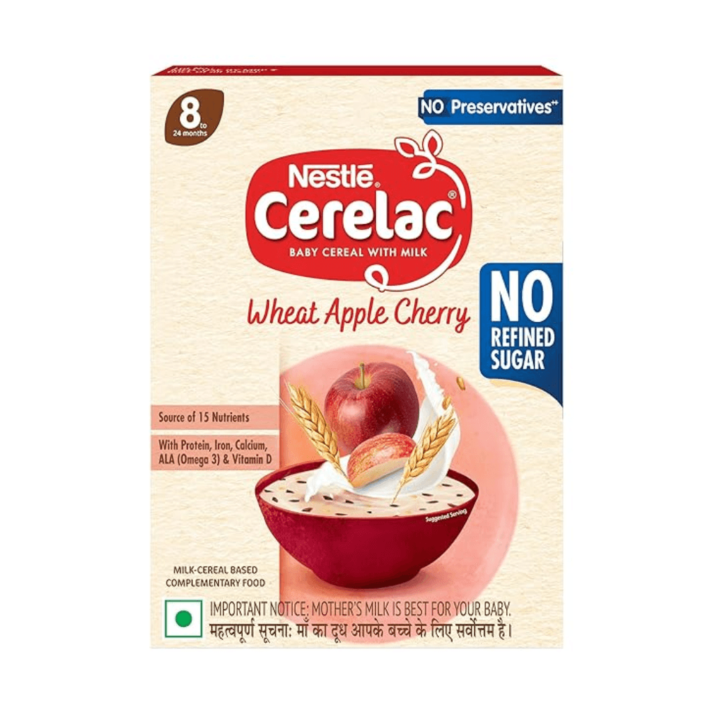 CERELAC WHEAT APPLE CHERRY BABY CEREAL 350G