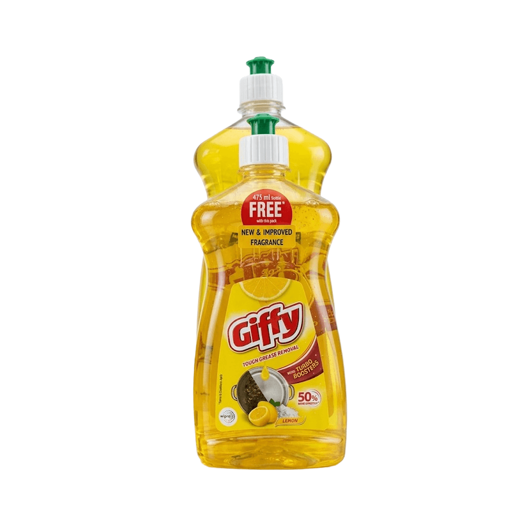 GIFFY DISHWASH LIQUID LEMON 750ML+475 ML FREE