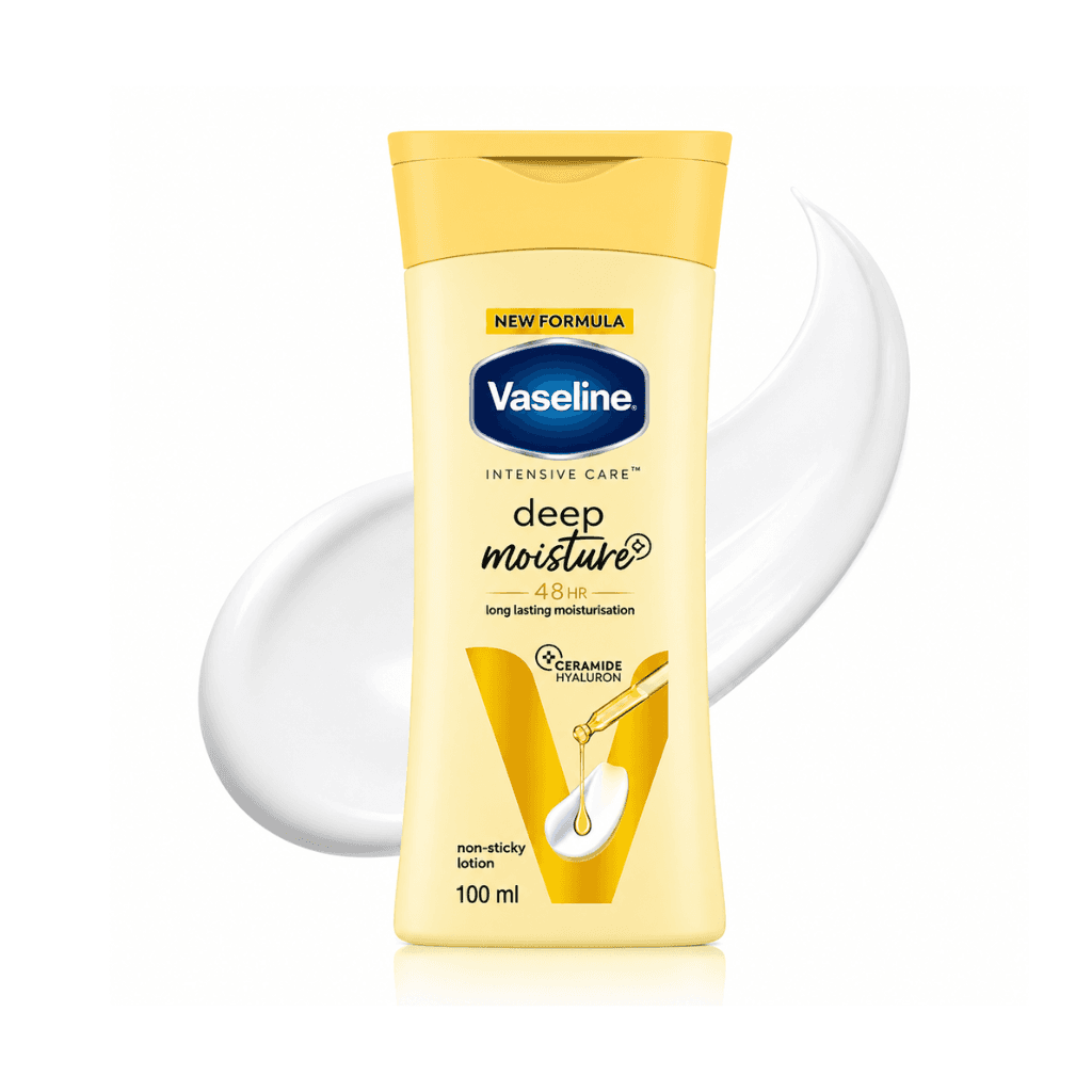 VASELINE INTENSIVE CARE DEEP MOISTURE BODY LOTION 100ML
