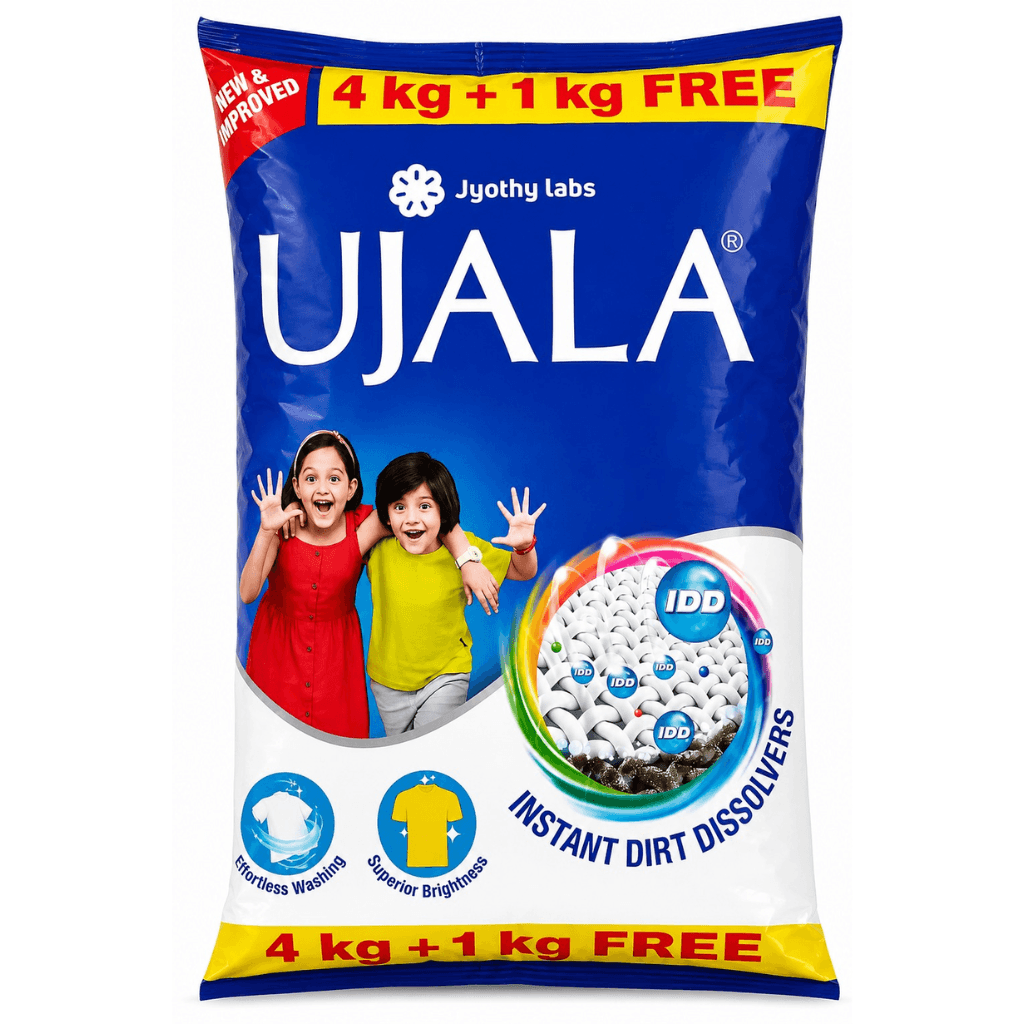 UJALA LAUNDRY DETERGENT POWDER 4KG + 1KG FREE