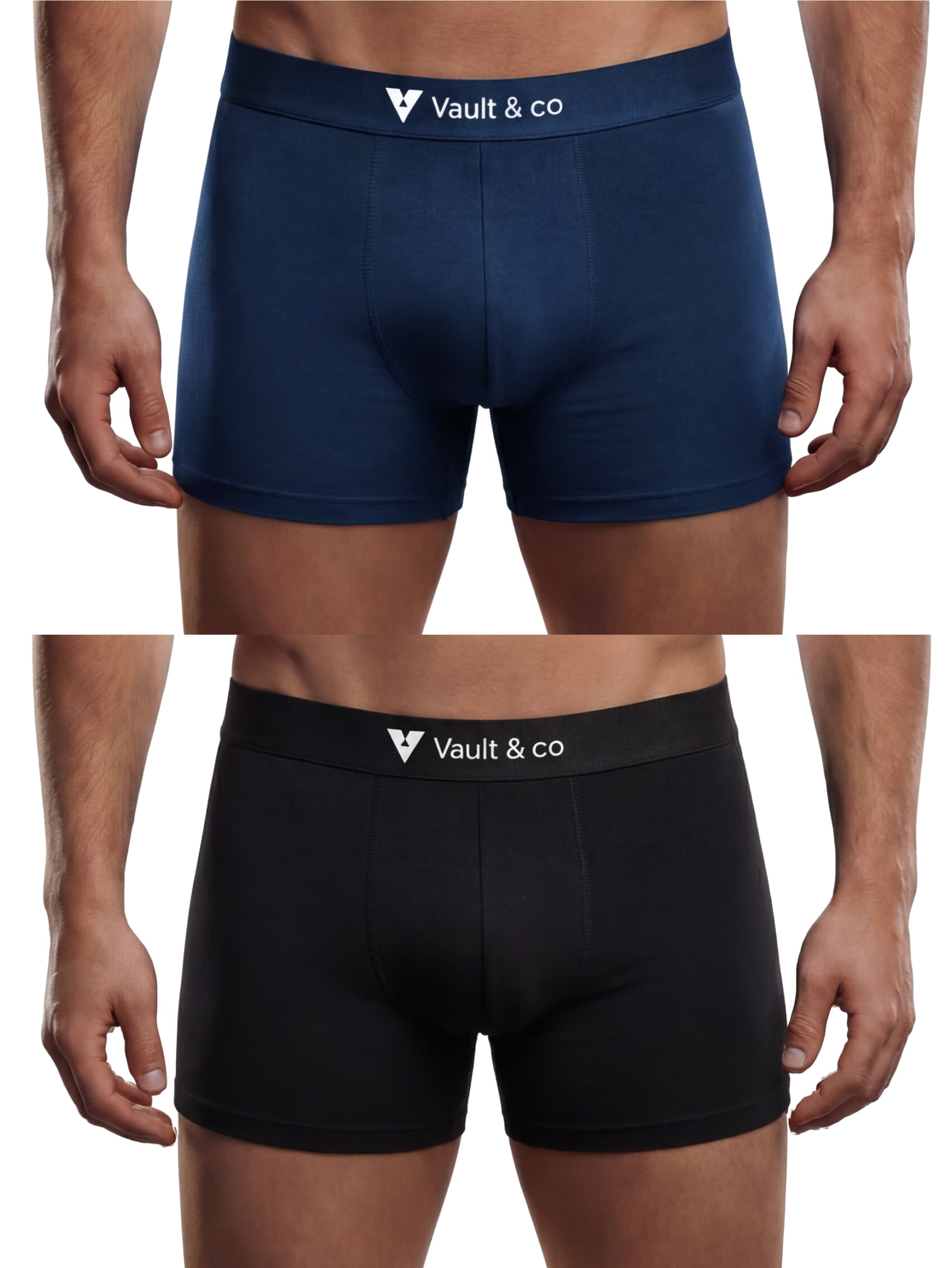 VAULT & CO MEN’S COTTON CLASSIC TRUNK – PACK OF 2
