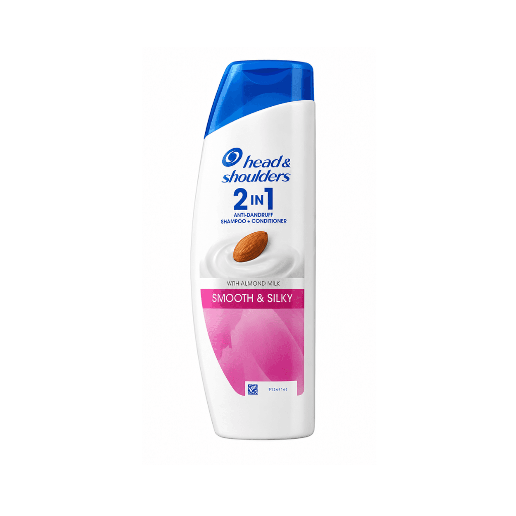 HEAD & SHOULDERS 2 IN 1 SMOOTH & SILKY WITH ALMOND MILK 180 ML