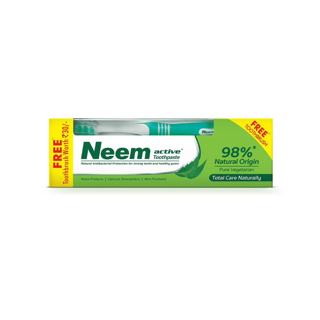 NEEM ACTIVE TOOTHPASTE 200GM + ULTRA SOFT TOOTHBRUSH