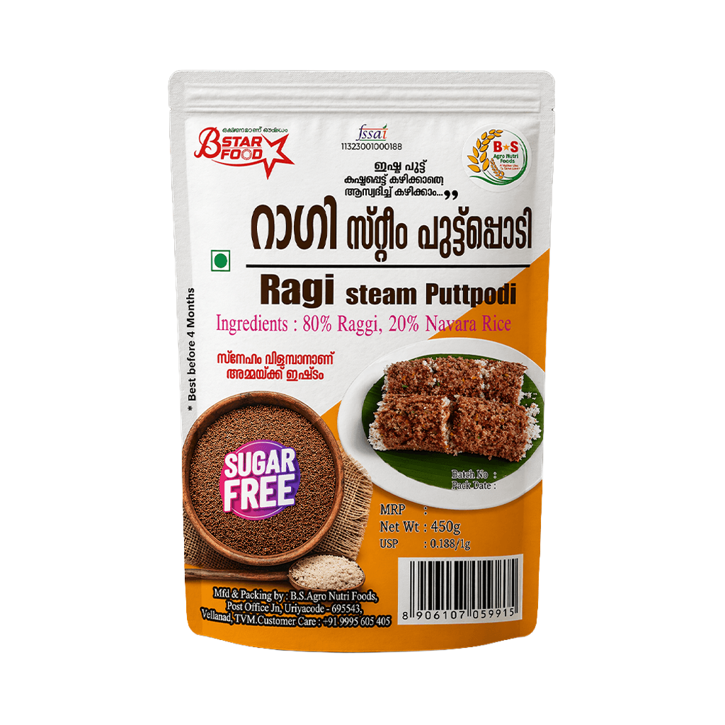 B STAR - RAGI STEAM PUTTUPODI 450G