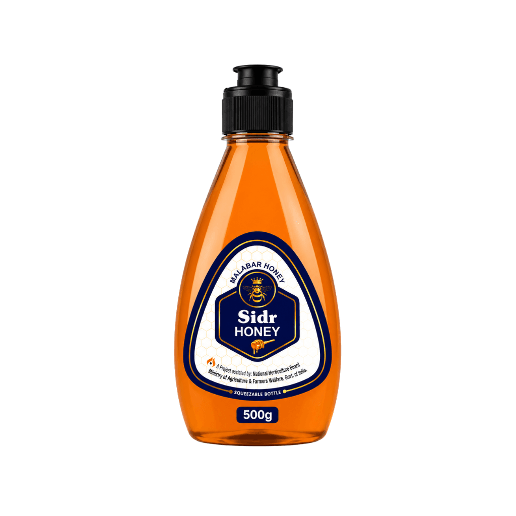 MALABARHONEY - Sidr Honey | 100% Pure & Natural | Raw processed Honey | No Added Sugar or Preservatives (Sidr honey 500gm)