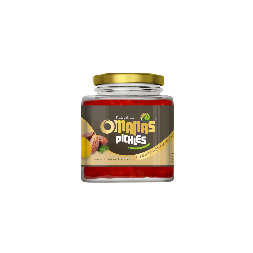 OMANAS PICKLES - Premium Home Made Lemon and Dates Pickle 250g
