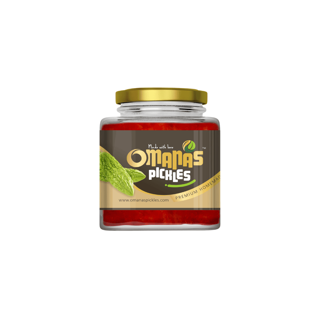 OMANAS PICKLES - Premium Home Made Bitter Gourd Pickle 250g