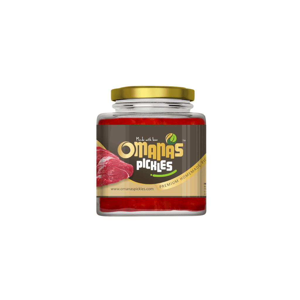 OMANAS PICKLES - Premium Home Made Meat Pickle 250g