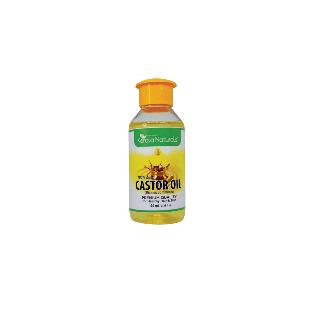 KERALA NATURALS Pure Castor Oil 100 ML - Great for Skin & Hair - For All Skin & Hair Type