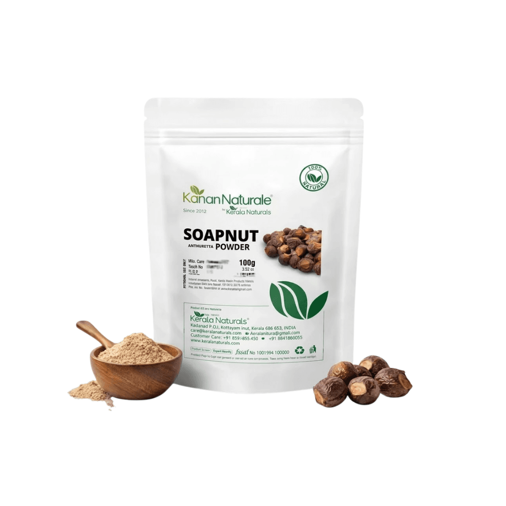 Soapnut Powder (Aritha, Ritha powder) 100gm - For thick and bouncy hair- An excellent hair cleanser
