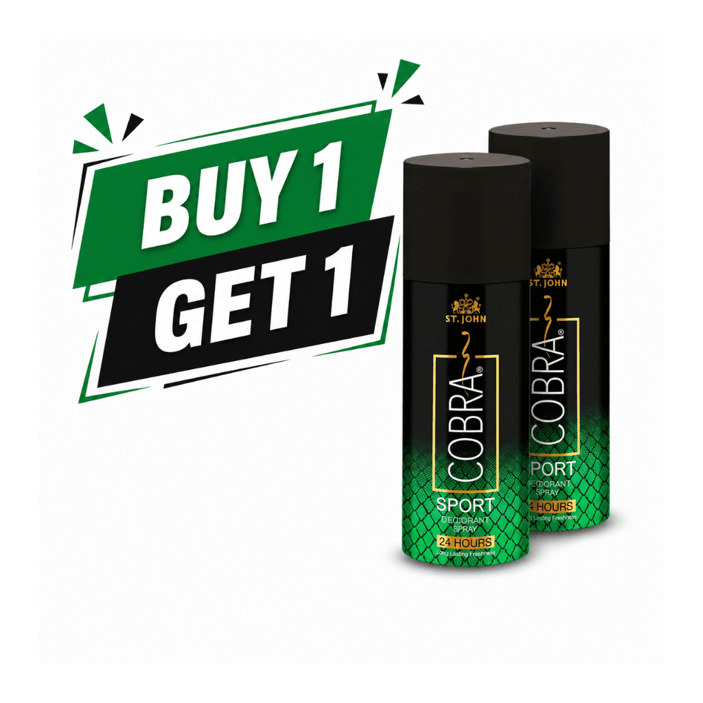 DEO COBRA SPORT 150ML BUY 1 GET 1 FREE!