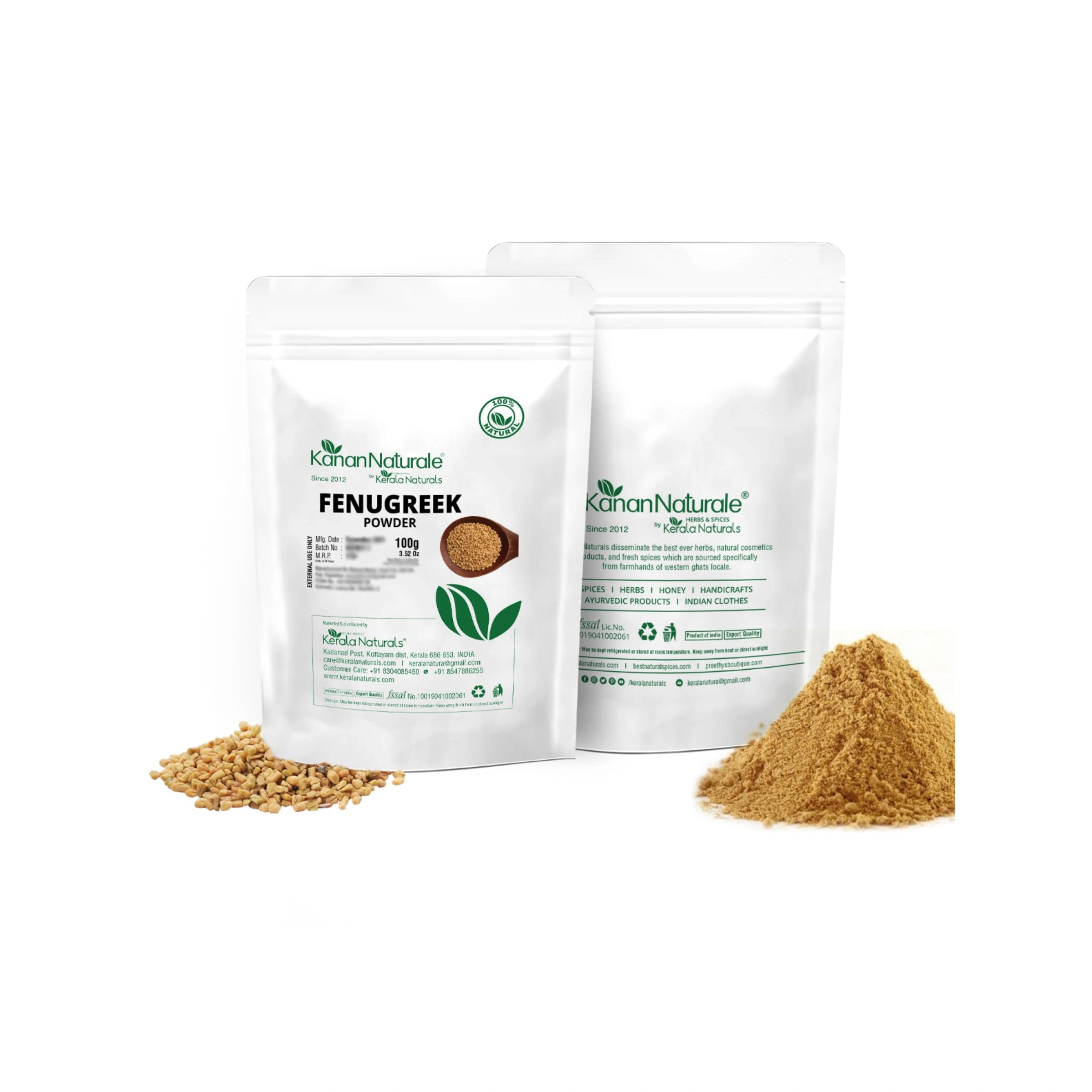 KERALA NATURALS - Fenugreek Powder 100g