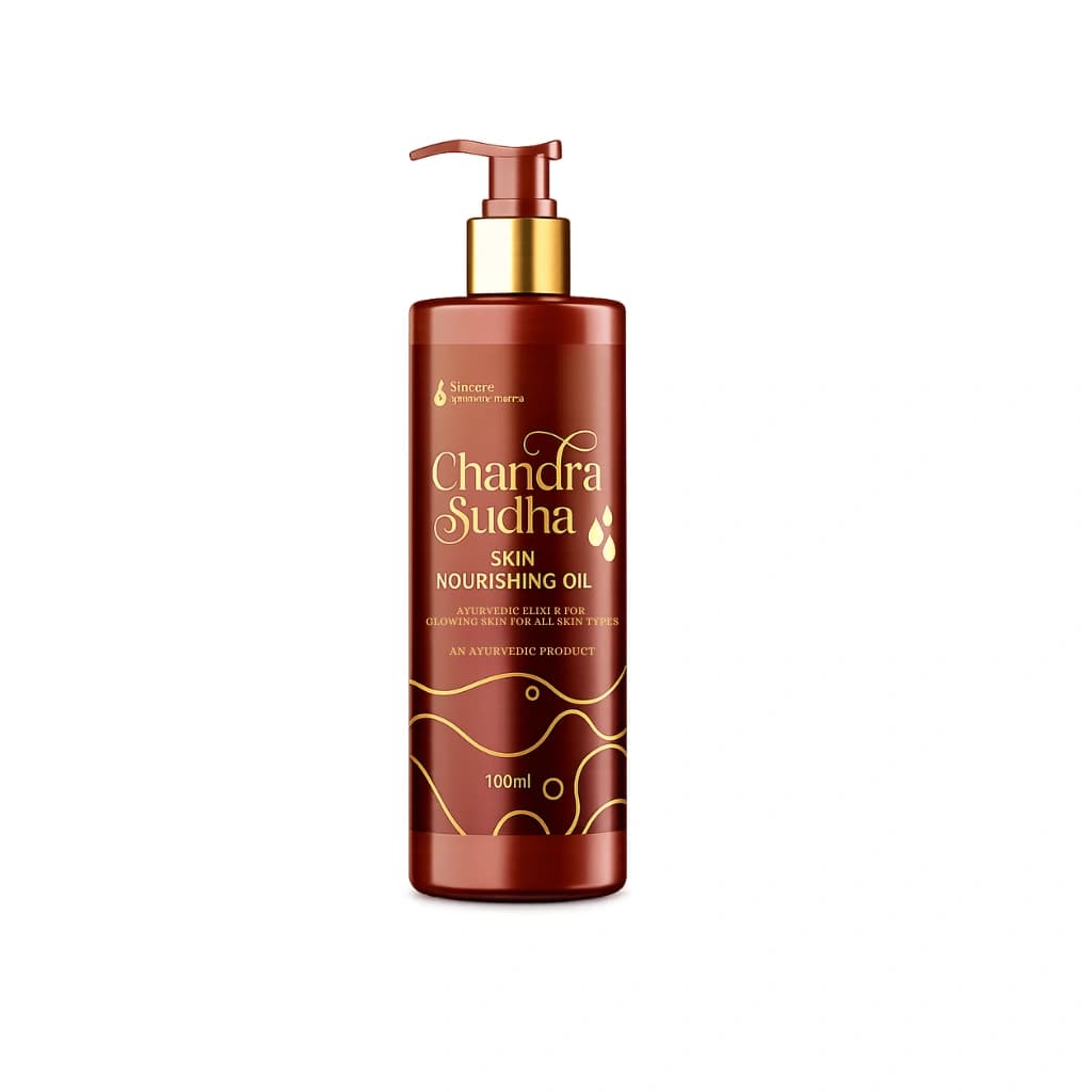 CHANDRA SUDHA - SKIN NOURISHING OIL 100ML - 100% NATURAL & CHEMICAL FREE