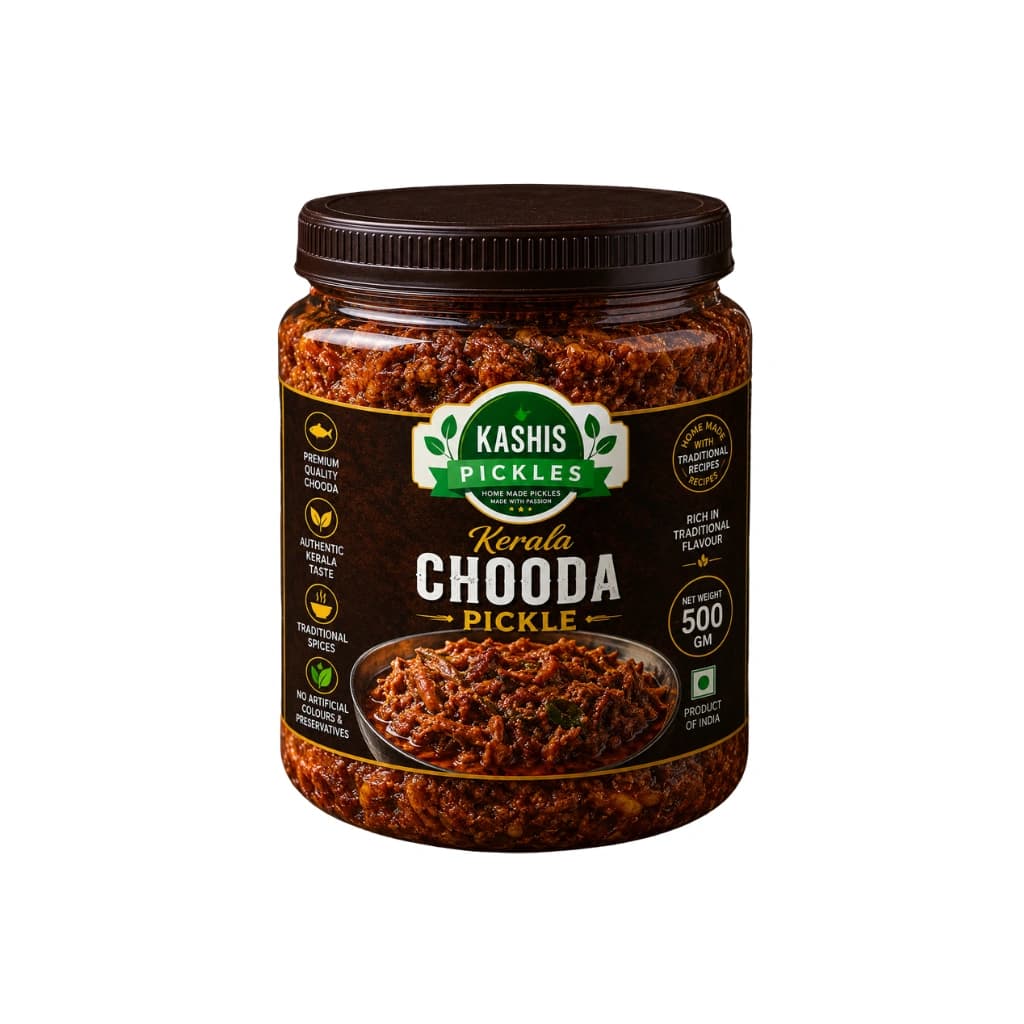 KASHIS PICKLE - KERALA STYLE CHOODA FISH PICKLE 500GM