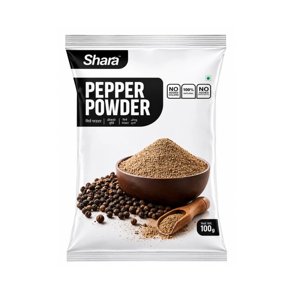 CUCINA BY SHARA - HOME MADE PEPPER POWDER 100 GM