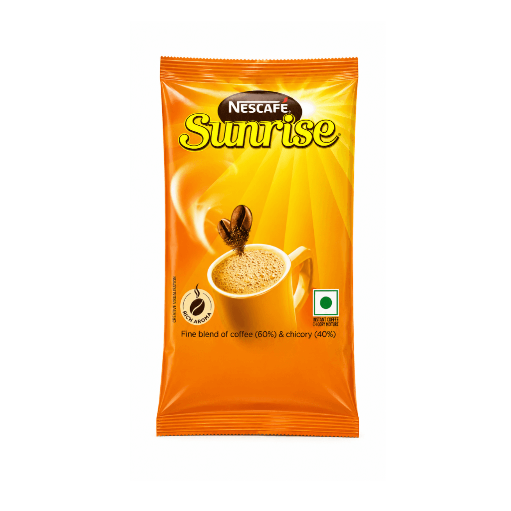 NESCAFE SUNRISE RICH AROMA FINE BLEND OF COFFEE & CHICORY 190 GM